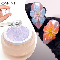 CANNI Gel UV PVC 2D/3D de 10g, Sin HEMA ni TPO, No Pegajoso, de Alta Calidad, Gel Funcional para Esculpir Uñas