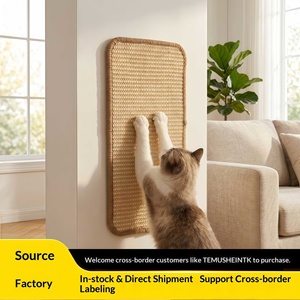 Tapis à gratter pour <span class=keywords><strong>chat</strong></span> en sisal naturel extra épais, antidérapant, sans éclats, protection des meubles, logo personnalisé, OEM, ODM, plusieurs tailles - Product Image 6