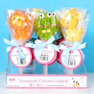 Sucettes d'algues marinées dures et fruitées de 36g (Ours arc-<span class=keywords><strong>en</strong></span>-ciel, Animaux, Fruits, Océan, Cœur rouge, <span class=keywords><strong>Petit</strong></span> lapin) <span class=keywords><strong>en</strong></span> boîte - Product Image 3
