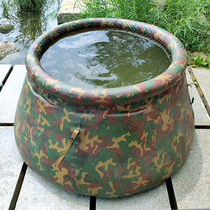 ढहने टैंक पानी फोल्डेबल वर्षा बैरल 2500 गैलन प्लास्टिक वाटर टैंक - Product Image 2