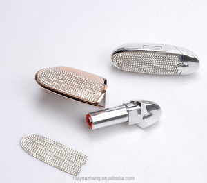 Autocollant en feuille de maille de diamant strass auto-adhésif pour emballage de <span class=keywords><strong>tube</strong></span> de rouge à lèvres avec logo en strass cristal certifié Oeko-Tex - Product Image 2