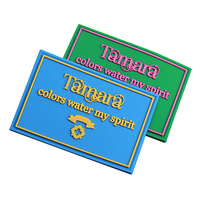 Écusson en PVC souple de haute qualité avec logo de marque personnalisé, à coudre sur les vêtements, accessoires vestimentaires, badge en vinyle 3D en caoutchouc pour vêtements