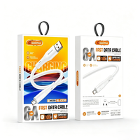 Câble USB vers Micro USB 6A 100W, Cordon de charge et de données ultra-rapide avec puce intelligente, Durable pour les téléphones Android