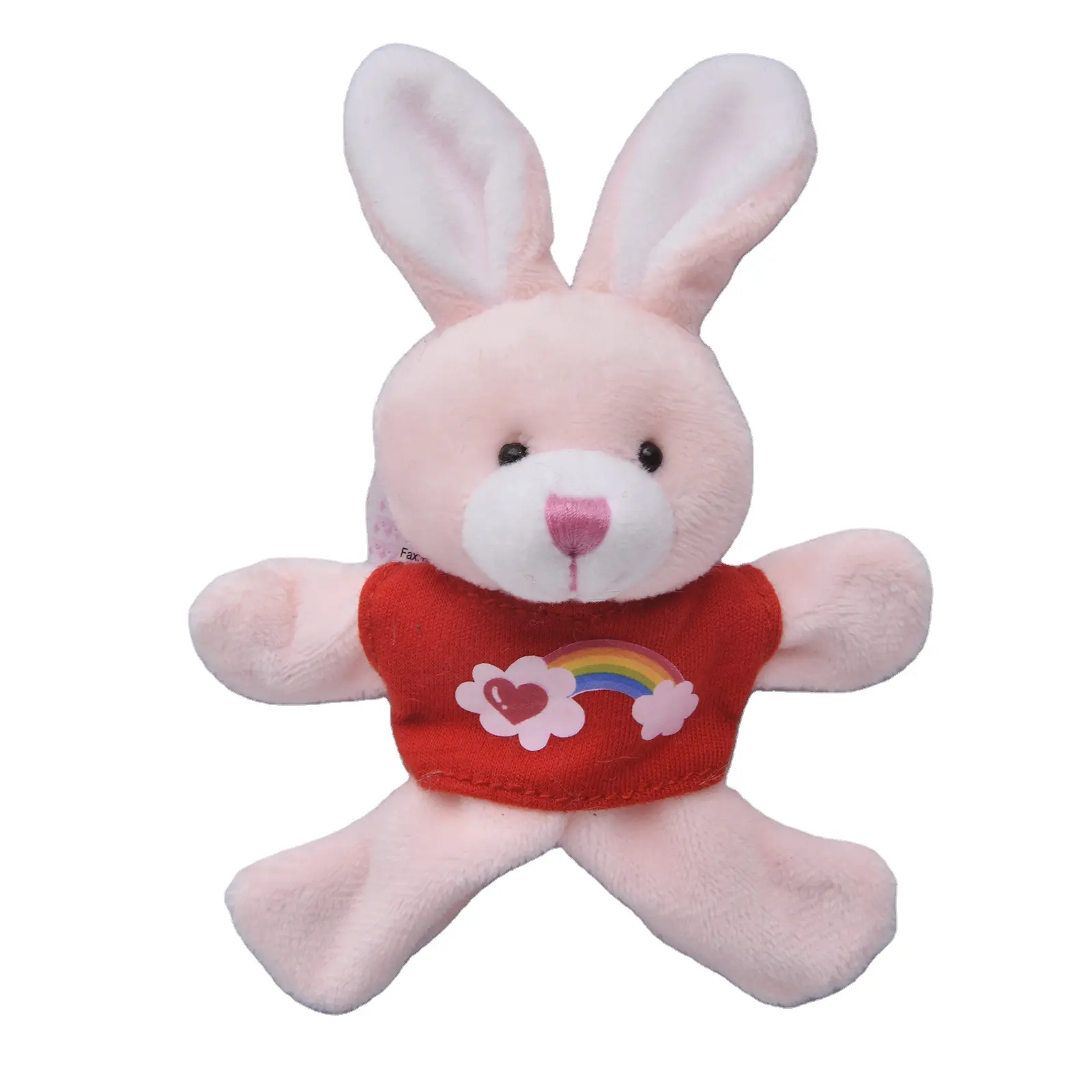 OEM ODM कस्टम बनी खिलौना कस्टम आलीशान लंबे कान खरगोश चुंबक के साथ भरवां खिलौना बच्चों के खिलौने पशु फ्रिज