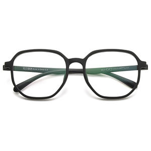 Monture de lunettes optiques rectangulaires unisexe en TR90 8833, super douce, antidérapante, design tendance, taille moyenne - Product Image 4