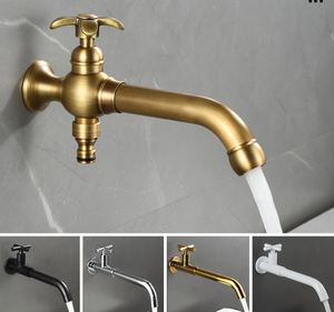 <span class=keywords><strong>Robinet</strong></span> en laiton à double poignée avec commande tactile et <span class=keywords><strong>d</strong></span>ébit contrôlé pour salle de bain <span class=keywords><strong>d</strong></span>'hôtel, usage extérieur, mural, avec douchette extractible et tuyau <span class=keywords><strong>d</strong></span>'<span class=keywords><strong>arrosage</strong></span> - Product Image 4
