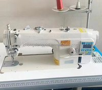 Machine à coudre industrielle à point droit d'occasion, ferme-sacs, couture, machine à coudre industrielle à point droit pour vêtements