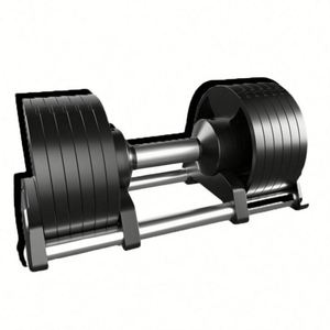 Ensemble d'haltères réglables en fonte électrolytique noire de haute qualité et durables de la marque MR, 2,5-80 kg, logo personnalisé disponible pour la remise en forme - Product Image 1