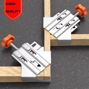 Soporte de ángulo recto de acero inoxidable, abrazadera de soldadura para carpintería, herramienta auxiliar para soldar y fijar. - Product Image 1