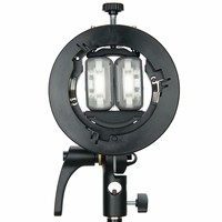 Support de flash Godox S2, support de fixation Bowens pour flash Godox V1 V860II AD200 AD400PRO Speedlite, snoot, boîte à lumière