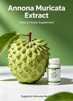 KLIFE Vente en gros en usine Poudre d'extrait de feuilles de corossol Graviola naturel 10:1 20:1