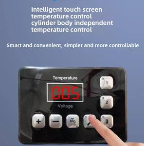 Máquina Comercial Automática de Granizados de Acero Inoxidable con <span class=keywords><strong>Triple</strong></span> Tanque, Grado Alimenticio, Certificación ISO, Capacidad de 15L, Dispensador de Frutas Margaria - Product Image 4