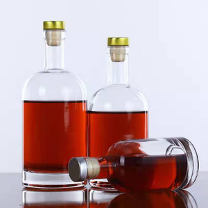 Chai rượu vang, vodka, whisky, rum thủy tinh có thể tái chế 200ml 375ml 500ml <span class=keywords><strong>700ml</strong></span> 750ml 1000ml có nút chai - Product Image 5
