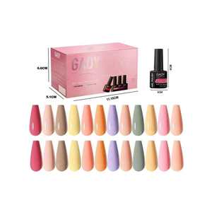 Kit de esmalte de uñas en gel GAOY, 12 piezas, set remojable para uso en salón de manicura - Product Image 6