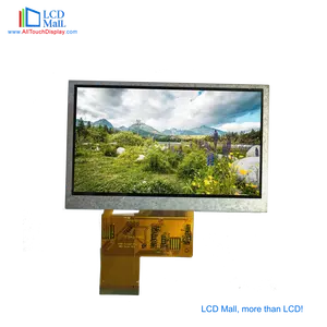 4,3 polegadas 800 * RGB * 480 lcd módulos ST7262E43 driver tft lcd tela com tela de toque capacitivo