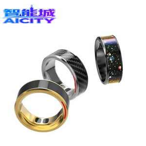 แหวนติดตามสุขภาพอัจฉริยะ AICITY Manufacturer Gen2 วัดอุณหภูมิ วัดการวิ่ง วัดอัตราการเต้นของหัวใจ วัดค่า HRV  ติดตามการออกกำลังกาย  เชื่อมต่อ Bluetooth พกพาสะดวก - Product Image 1