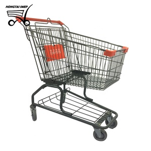 अमेरिकी भारी ड्यूटी पहिएदार ट्राली खरीदारी की टोकरी के साथ कुर्सी थोक - Product Image 5