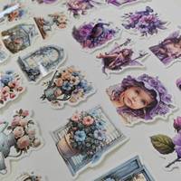 Prezzo all'ingrosso stampa impermeabile etichetta di imballaggio personalizzato riutilizzabile decalcomanie Decorative Die taglio vinile adesivo libri