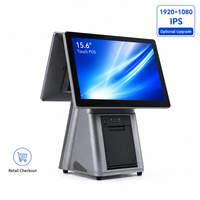 Terminal Punto de Venta con Pantalla Táctil de 15.6 Pulgadas y Actualización Opcional de Pantalla IPS de 1920x1080P para Proyectos de Punto de Venta en Comercios Minoristas