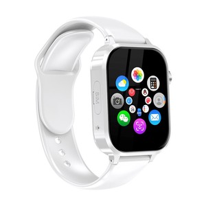 Montre connectée S97 5G avec écran IPS rectangulaire, compatible tous réseaux, appels vocaux, <span class=keywords><strong>QQ</strong></span>, <span class=keywords><strong>WeChat</strong></span>, appels vidéo, paiement, assistant IA, pour étudiants, bracelet en silicone - Product Image 2