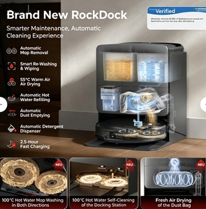 หุ่นยนต์ดูดฝุ่นโรโบร็อค ซารอส 20 พร้อมฟังก์ชั่นถูพื้น โครงสร้างอะแดปติลิฟท์ 3.0 แรงดูด 36000 พา ระบบสตาร์ไซท์ - Product Image 4