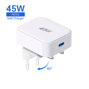 Cargador Tommox de 45w Tipo C, Cargadores de Teléfono al por Mayor, Plegable, Enchufe para Reino Unido y UE, Cargador Rápido para Móvil, Cargador Portátil para Tablet y iPhone - Product Image 1