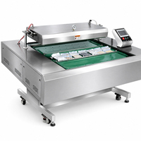 Aangepaste elektrische continu-rollende automatische hoogproductieve vacuümverpakkingsmachine voor rundvlees/biefstuk/diepvriesproducten