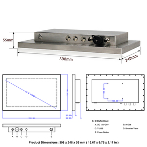 10 12 15 17 19 21 inch Win10 tất cả trong một <span class=keywords><strong>PC</strong></span> 1000nits IP65 công nghiệp <span class=keywords><strong>PC</strong></span> RS485 RS232 HMI màn hình cảm ứng công nghiệp bảng điều chỉnh hiển thị - Product Image 6