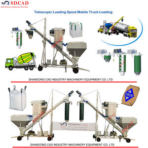 SDCAD silo distributeur grand sac pause machine ciment silo vis tarière convoyeur trémie pour ciment camion chargement - Product Image 4