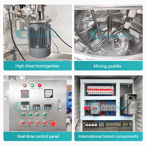 Lotion Manufacturing <strong>Machines</strong> <strong>Homogenizer</strong> Mixing Tank Chemical Equipment Liquid Soap Shampoo Mixer Detergent Making <strong>Machine</strong> - Product Image 5