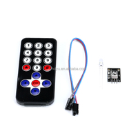 HX1838 Kits de module de télécommande sans fil infrarouge IR Module de télécommande (télécommande + carte de réception) sans batterie