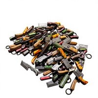 Couteau de chasse et de survie à lame fixe mini, forgé à la main en acier Damas de haute qualité, pointe tombante, manche en résine OEM