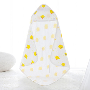 Nouveau coton respirant polyester doux bébé mousseline couvertures bébé serviette à capuche pour bébé enfants tout-petits - Product Image 6