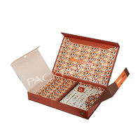 Paquet de boîte de chocolat de luxe Boîte magnétique en carton rigide en papier avec logo personnalisé Stratification brillante UV de logo complet pour boîte-cadeau de luxe