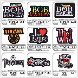 แพทช์ปักลายดนตรีร็อคบ็อบ มาร์ลีย์แบบใหม่ ผ้าเชนิลล์ รีดติดเสื้อผ้าและหมวกได้ - Product Image 5