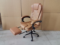 Chaise de bureau ergonomique pour grands et robustes, chaise de direction inclinable en tissu gris
