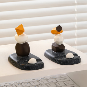 Support de téléphone portable décoratif, Ornement de bureau, Outil de stabilité émotionnelle pour poste de travail, Cadeau pratique - Product Image 1