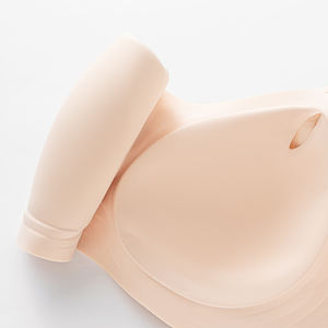 Großhandel Weicher Komfortabler Atmungsaktiver Nahtloser Übergrößen-BH Damen Minimizer Bügelloser Jelly-BH für Große Brüste - Product Image 4