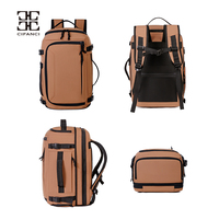 Sac à dos de voyage décontracté en polyester imperméable et durable, grande capacité, avec compartiment sec/humide, idéal pour ordinateur portable et week-end, vente en gros