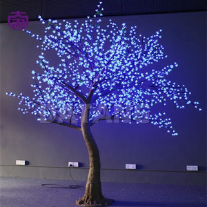 Beautiful Outdoor Garden IP65 Waterproof Commercial <b>LED</b> Luminous Artificial Sakura Cherry Blossom Tree for Christmas Decoration - Product Image 3