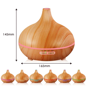 2024 mới đến chất lượng cao 500ml siêu âm gỗ Điện khuếch tán tinh dầu cho hộ gia đình Cài đặt bàn - Product Image 2