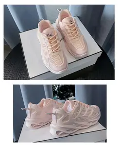Daddy shoes girl 2023 primavera e l'estate nuova versione coreana scarpe sportive piattaforma moda scarpe da corsa traspirante antiscivolo