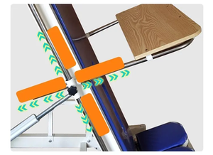 Camilla médica de inclinación ajustable Mesas de rehabilitación de cama vertical para equipo de rehabilitación Aplicación hospitalaria - Product Image 6