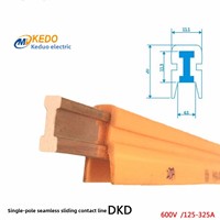 Rail conducteur unipolaire en I KEDO DKD-103-45-225A 220-660V, piste de chariot sans soudure pour gerbeur, entrepôt intelligent