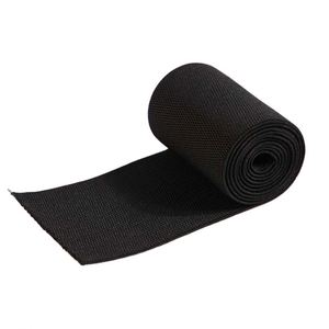 Bande élastique en caoutchouc et nylon noir/gris, directement de l'usine, adaptée aux ceintures de massage ergonomiques - Product Image 4