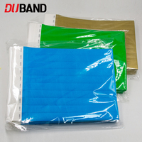 Bracelets vierges Tyvek Fair avec numéro de série Bandes d'identification jetables imprimables personnalisées résistantes à la déchirure