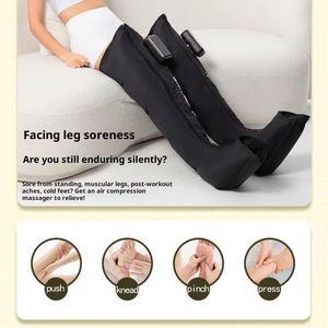 เครื่องนวดขาแบบสวมใส่ได้พร้อมถุงลมนวดเพื่อการผ่อนคลายเท้าและน่อง - Product Image 3