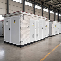 Sous-station compacte préfabriquée de type boîte pour stockage d'énergie solaire 10kV 35kV, fabricant OEM