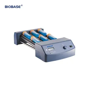 BIOBASE Chine Mélangeur à rouleaux LCD Rouleau de tube numérique pour échantillon de sang Équipement de mélange de laboratoire Mélangeur à rouleaux