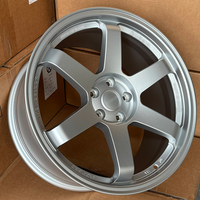 Velg TE37 Style Forged 15 16 17 18 19 20 Inch 5x112 5x114.3 JDM Sport Racing untuk Mobil Civic Type R 370Z GR86 Supra